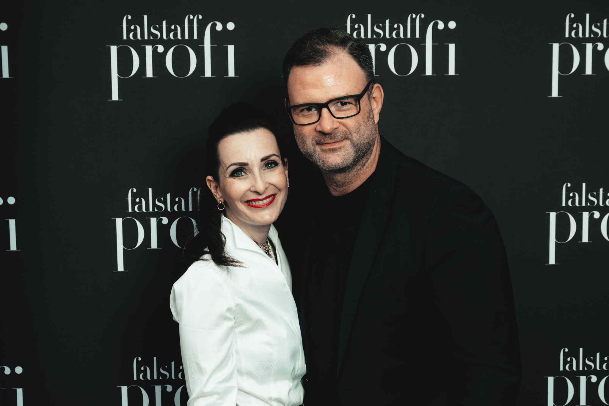 Koch-Prominenz beim. Event: Alexandra Gorsche (Herausgeberin Falstaff PROFI) und Oliver Scheiblauer © Moving Stills / Falstaff PROFI