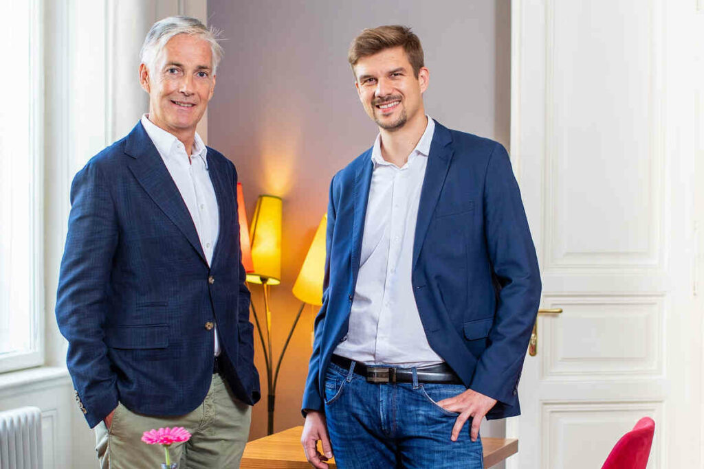 Thomas Reisenzahn und Marco Riederer von der Prodinger Beratungsgruppe.