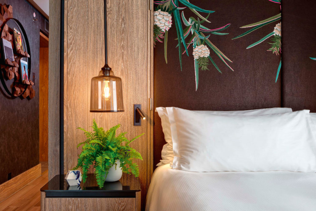 Vorreiter – In der veganen Suite des »Hilton Bankside« (London): Leder aus Ananasfasern. © Hilton Bankside