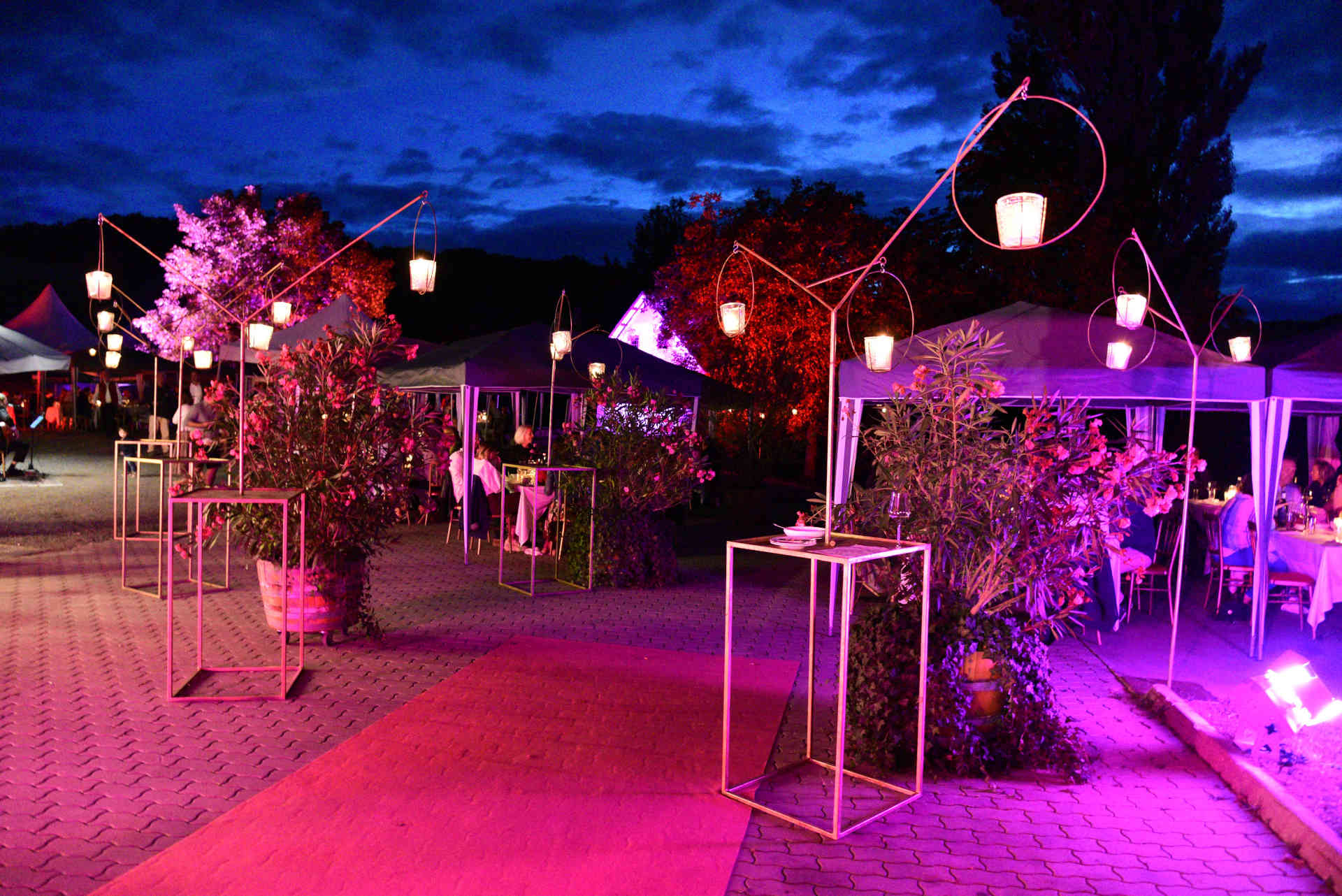 Das Weingut Scharl hatte sich für das Event herausgeputzt. © Robert Sturmer