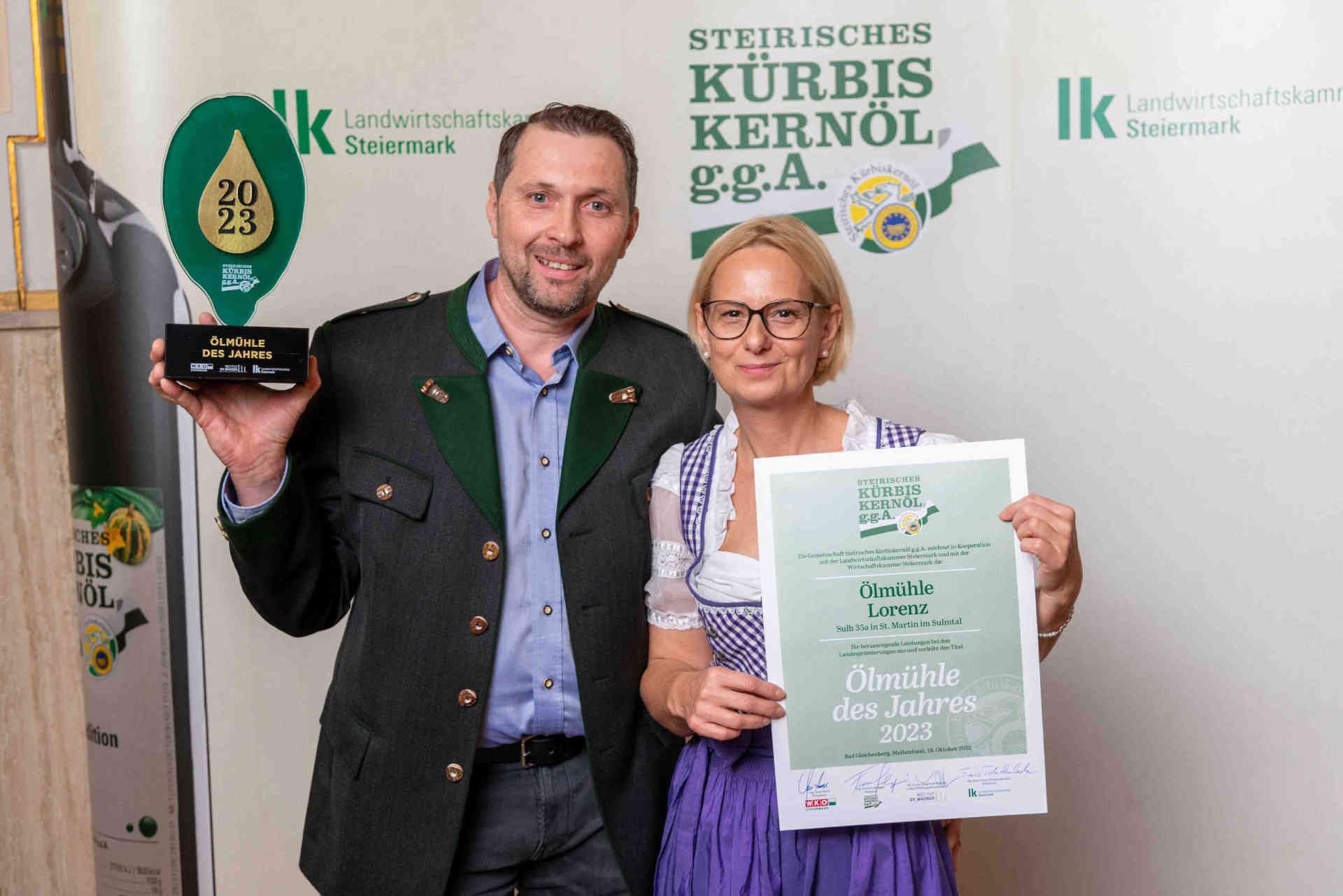 Platz 1 für die Ölmühle Lorenz. © LK / Kristoferitsch