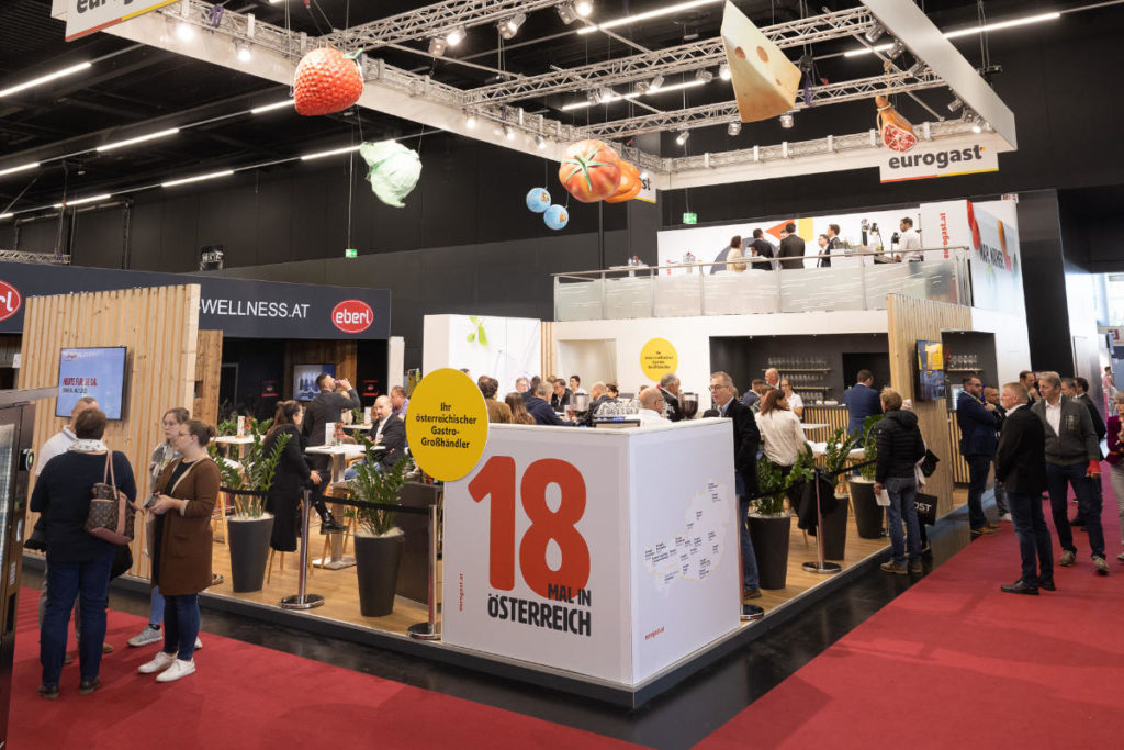 Der Eurogast Österreich Messestand auf der »Gast«, Salzburg @ Eurogast Österreich