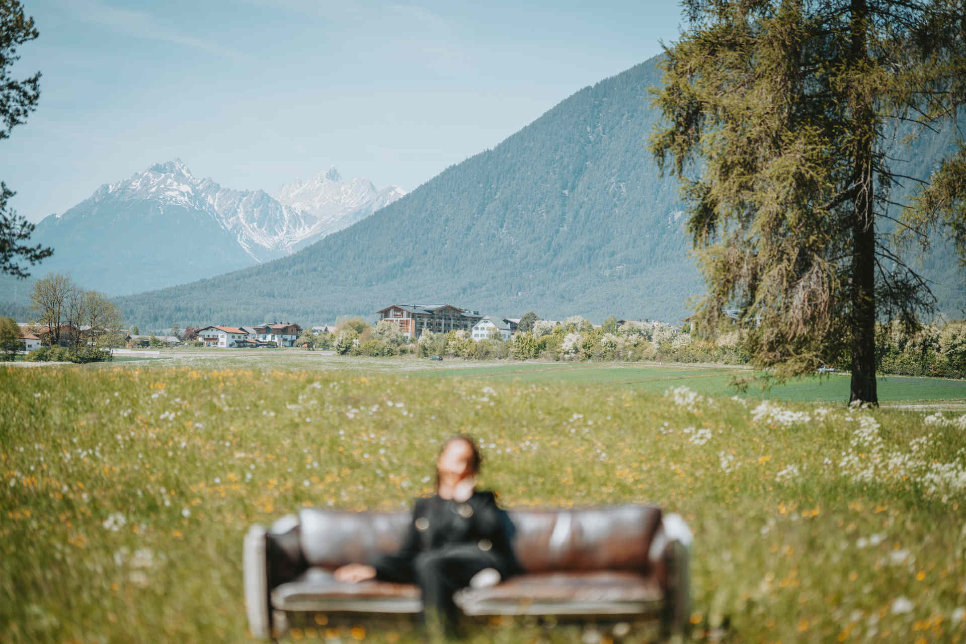 Das Alpenresort Schwarz ist ein Fünf-Sterne-Wellnesshotel in Tirol. © Simon Fischler