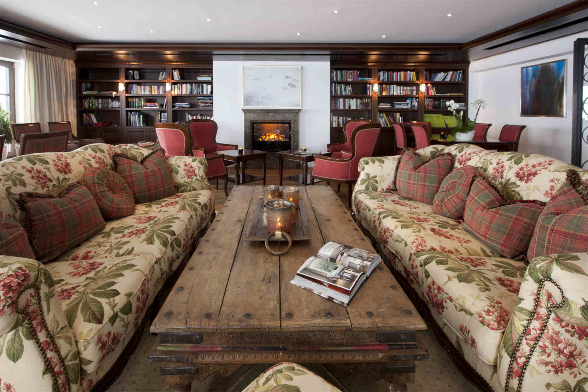 Die große Bibliothek wird auch für Veranstaltungen genutzt. © Hotel »Sonnenburg«
