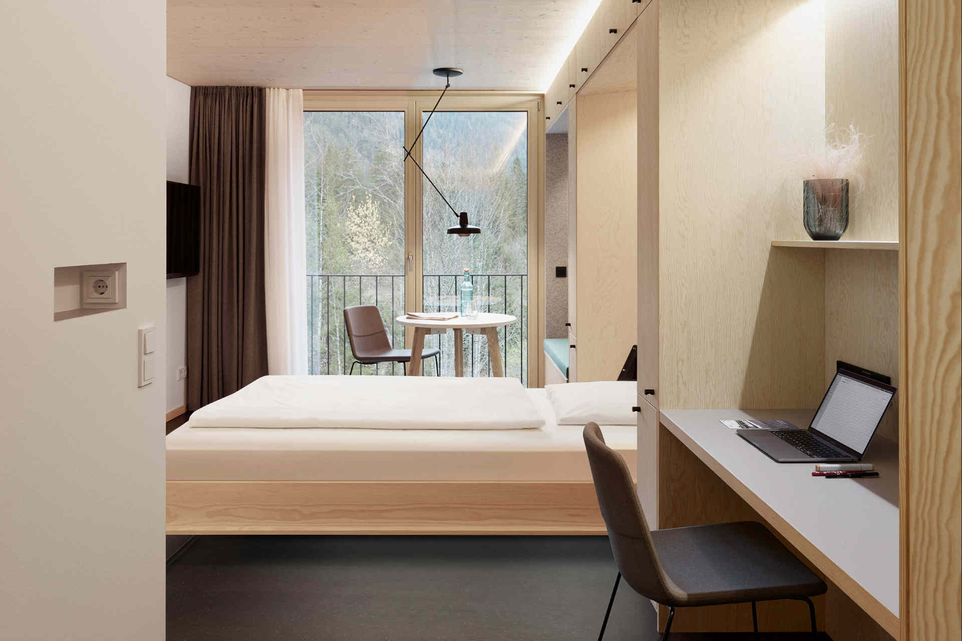 Das neue Personalhaus enthält 36 Wohneinheiten. © Alpenhotel Ammerwald