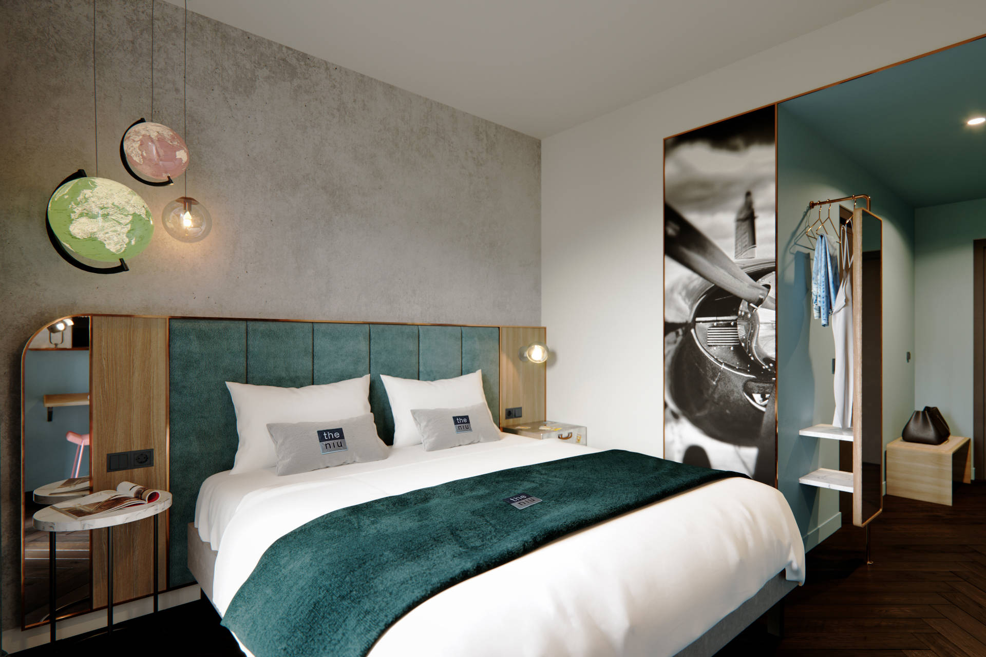 150 Zimmer sollen im Lifestyle-Designhotel »the niu Pax« entstehen. © Novum Hospitality