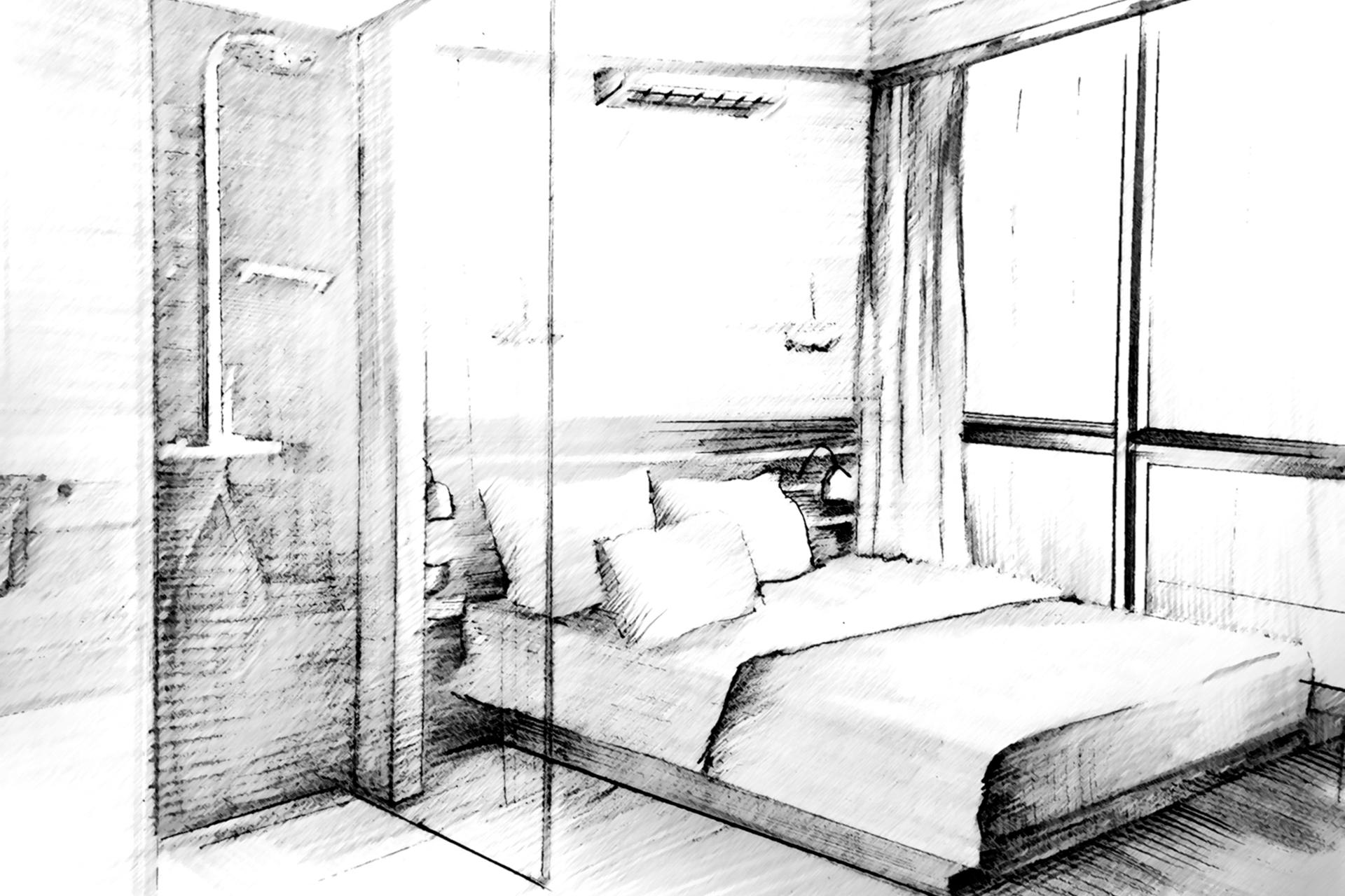 Im Hotelzimmer lässt sich nicht nur über intelligente Stromkonzepte sondern auch mit Tricks im Duschkopf Energie sparen. © Viktoria Mandl 