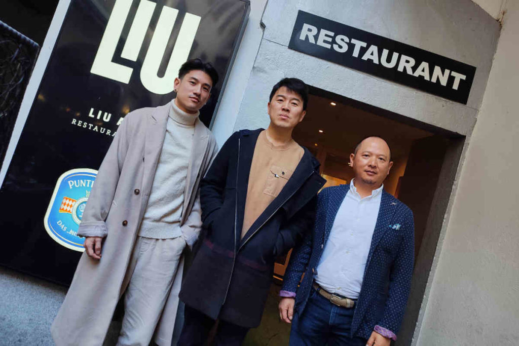 Thomas Liu, Alexander Yang und Feng Yang © KK