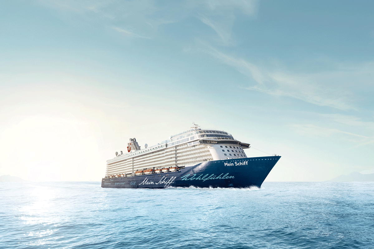 Mit der Mein Schiff Flotte die sieben Weltmeere bereisen. © TUI Cruises