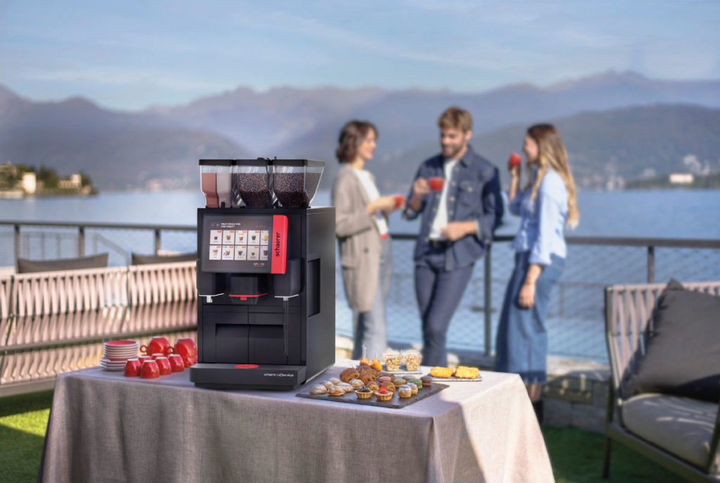 Die Schaerer Coffee Skye vereint elegant-leichtes Design mit Funktionalität und Flexibilität. © Schaerer