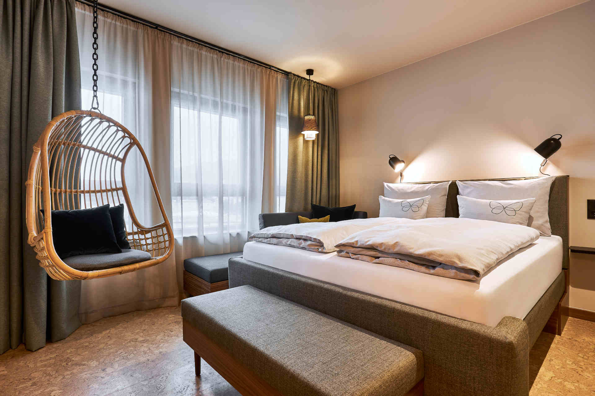 Das Interieur der Zimmer besticht durch schlichte Eleganz. © Cocoon Hotels