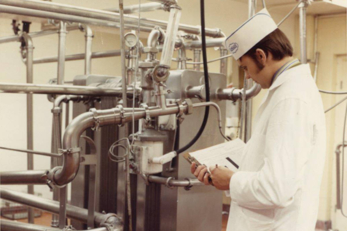 Ein Ecolab-Mitarbeiter in den 1970er-Jahren. © Ecolab