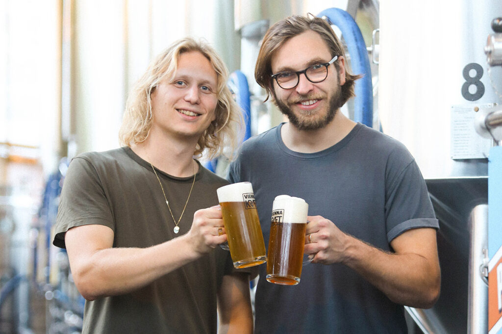 Die »Gleisgarten«-Chefs Felix Bollen und Anton Borkmann © Gleisgarten
