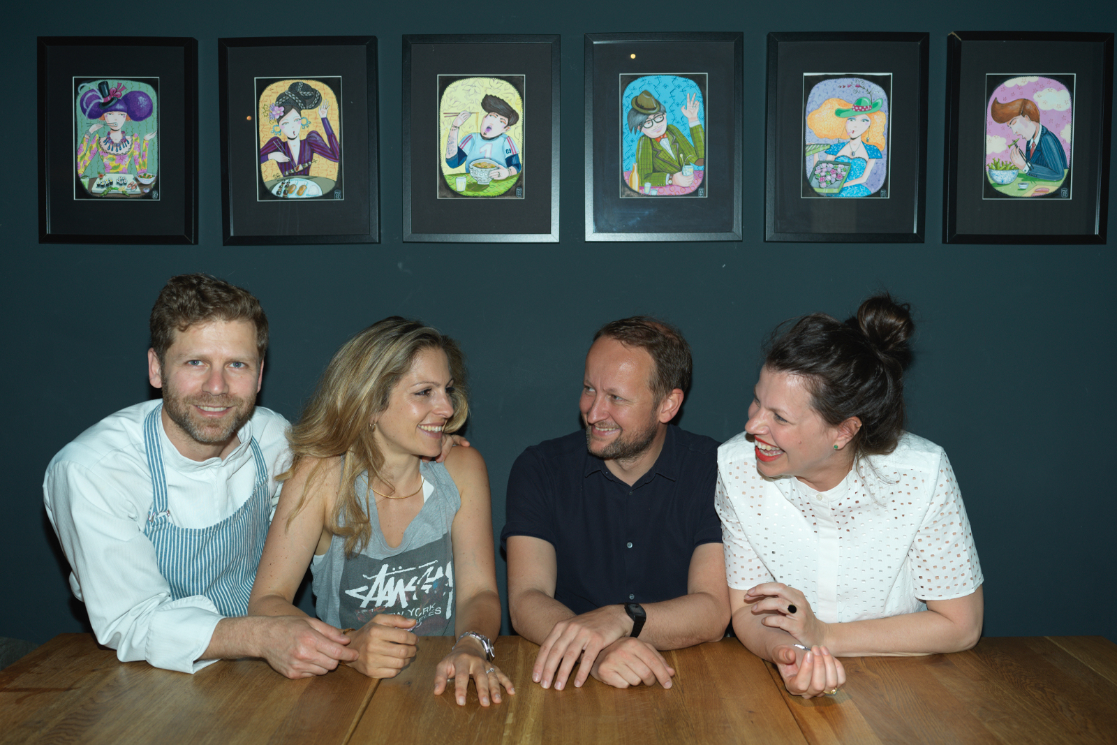 Die »Mochi«-Inhaber: Eddi und Nicole Dimant sowie Tobais Müller und Sandra Jedliczka © Christian Nilson