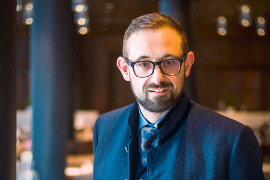 Johannes Pfefferkorn, Hotelier des Romantik Hotels »Die Krone von Lech« © Robert Stocker