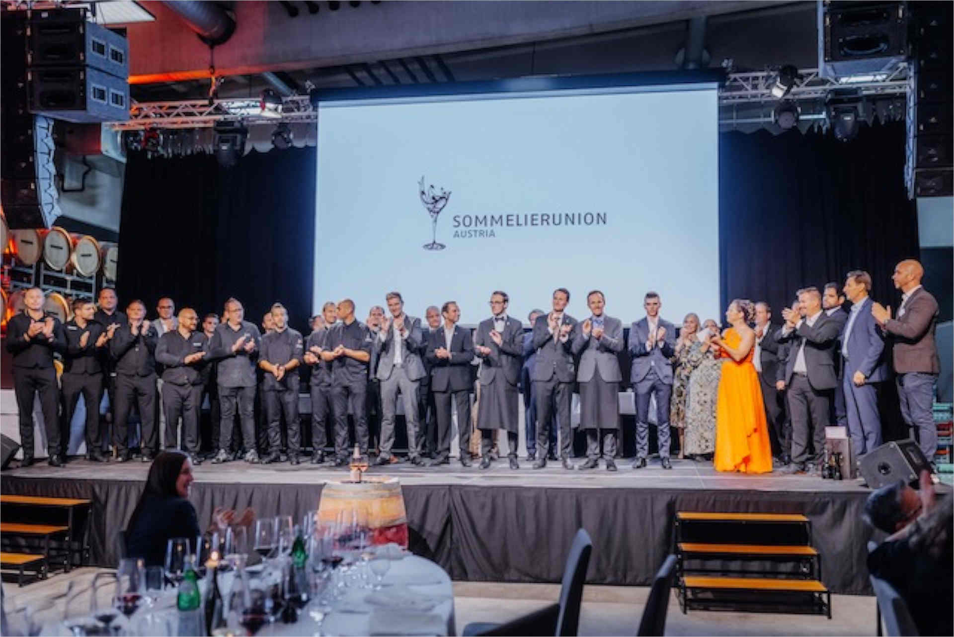 Sommeliers des Wettbewerbs »Bester Sommelier Österreichs 2023«. © SUA / Christine Miess