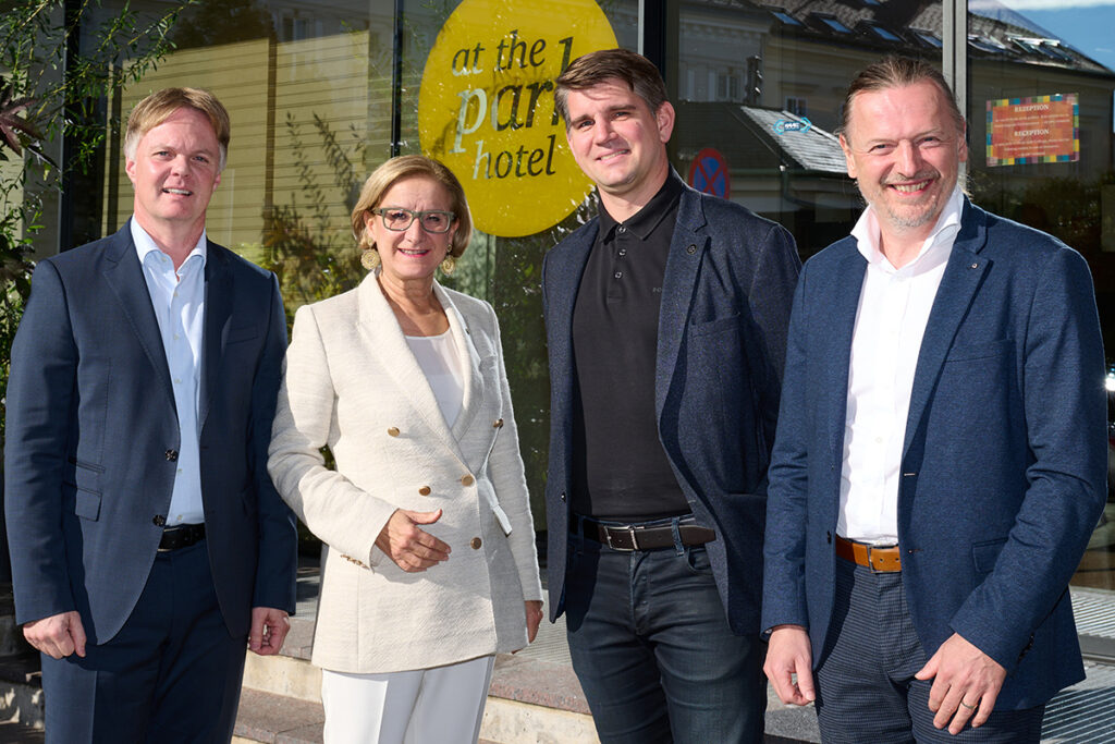 Michael Duscher, Johanna Mikl-Leitner, Axel Nemetz und Johannes Scheiblauer © NLK Pfeiffer