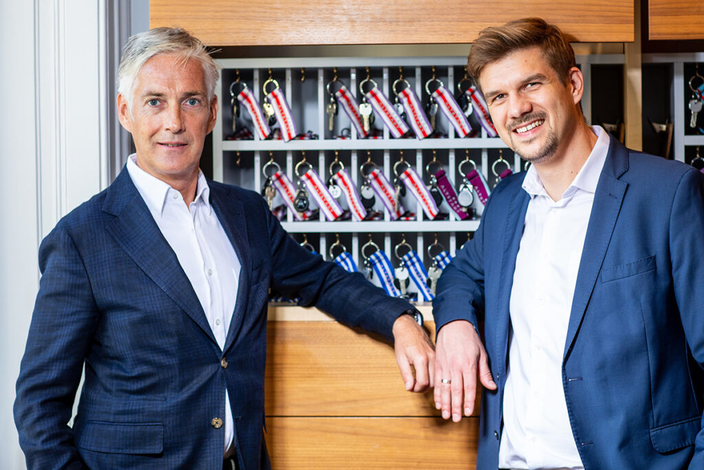 Thomas Reisenzahn und Marco Riederer leiten die Tourismusberatung bei »Prodinger«. © Florian Lechner/Prodinger Tourismusberatung