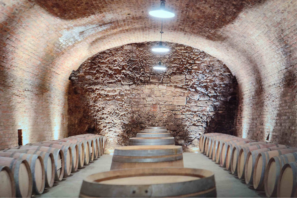 Der 1.000 Jahre alte Weinkeller des Freiguts Thallern. Foto beigestellt