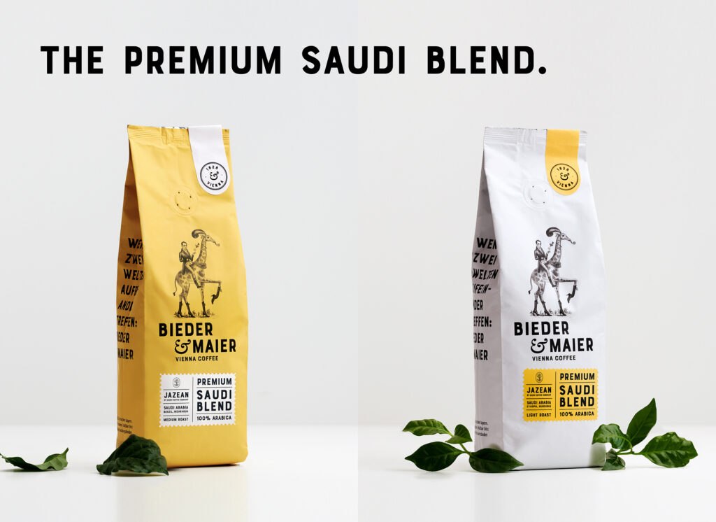 Im Zuge der Zusammenarbeit wird eine neue Geschmacksrichtung namens »Bieder & Maier Premium Saudi Blend« entwickelt. © Bieder & Maier