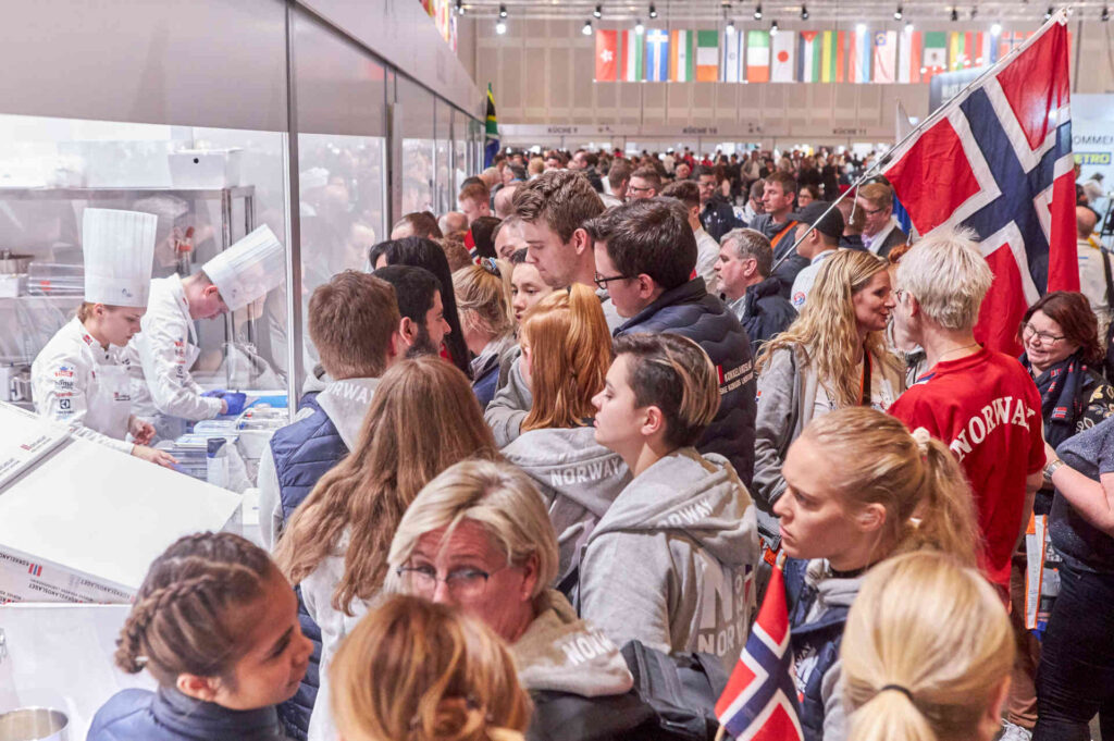 Die norwegischen Fans bei der IKA/Olympiade der Köche.© IKA / Culinary Olympics