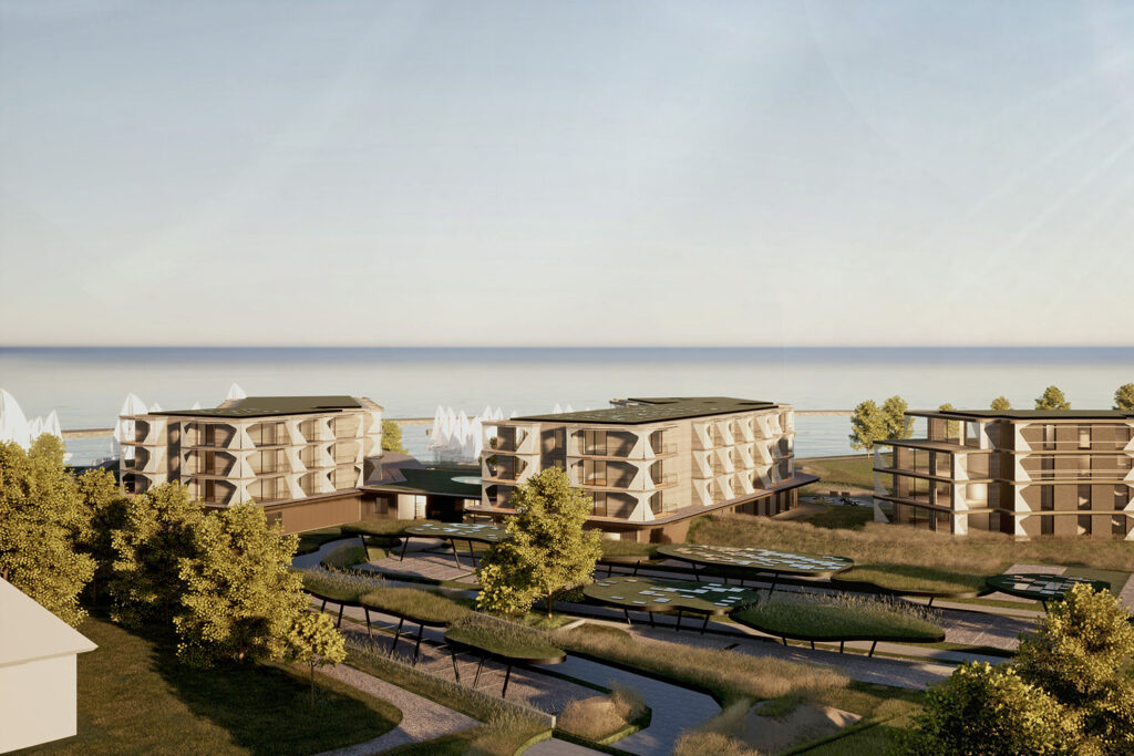 Das erste Hotel der österreichischen Tourismusgruppe entsteht im Ostseebad Grömitz. © NOA