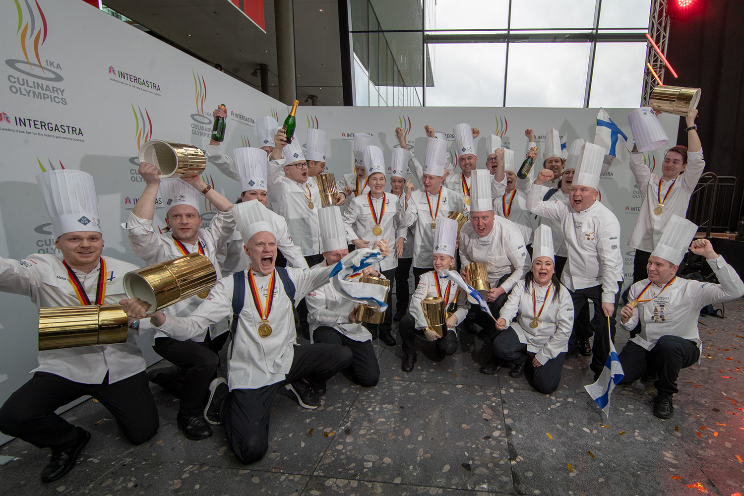 Das Team aus Finnland holte sich den Olympiasieg. © Landesmesse Stuttgart GmbH