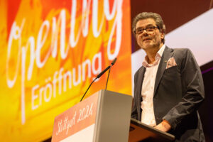 Stefan Lohnert, Geschäftsführer der Messe Stuttgart, begrüßte die Gäste aus Politik, Gastronomie, Hotellerie sowie die Protagonisten der IKA/Olympiade der Köche. © Landesmesse Stuttgart GmbH