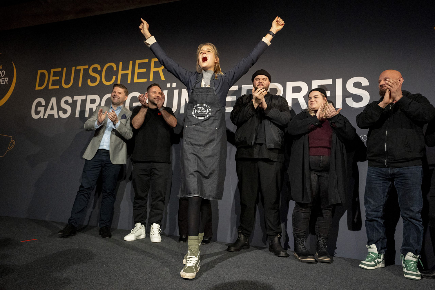 Franziska Weidner freut sich über ihren Sieg © Leaders Club Deutschland