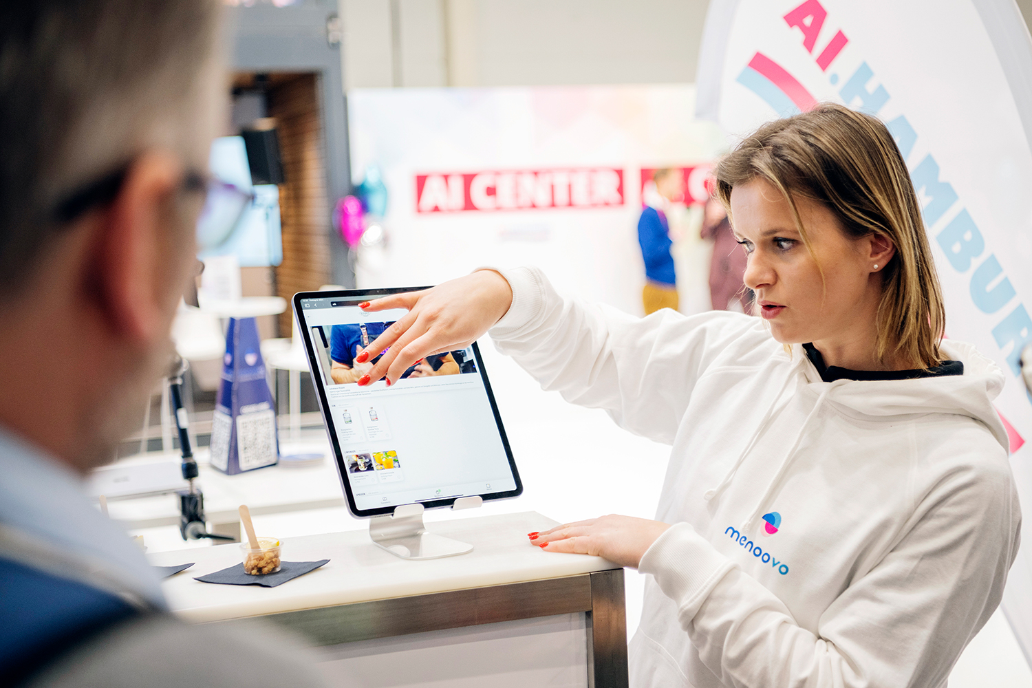 Dem Thema KI wurde ein eigener Bereich gewidmet. © Hamburg Messe & Congress