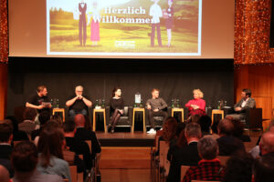 Michael Pöcheim-Pech, Jürgen Schmücking, Alexandra Gorsche, Andreas Senn, Ana Roš und Stefan Sternad © Hannes Krainz