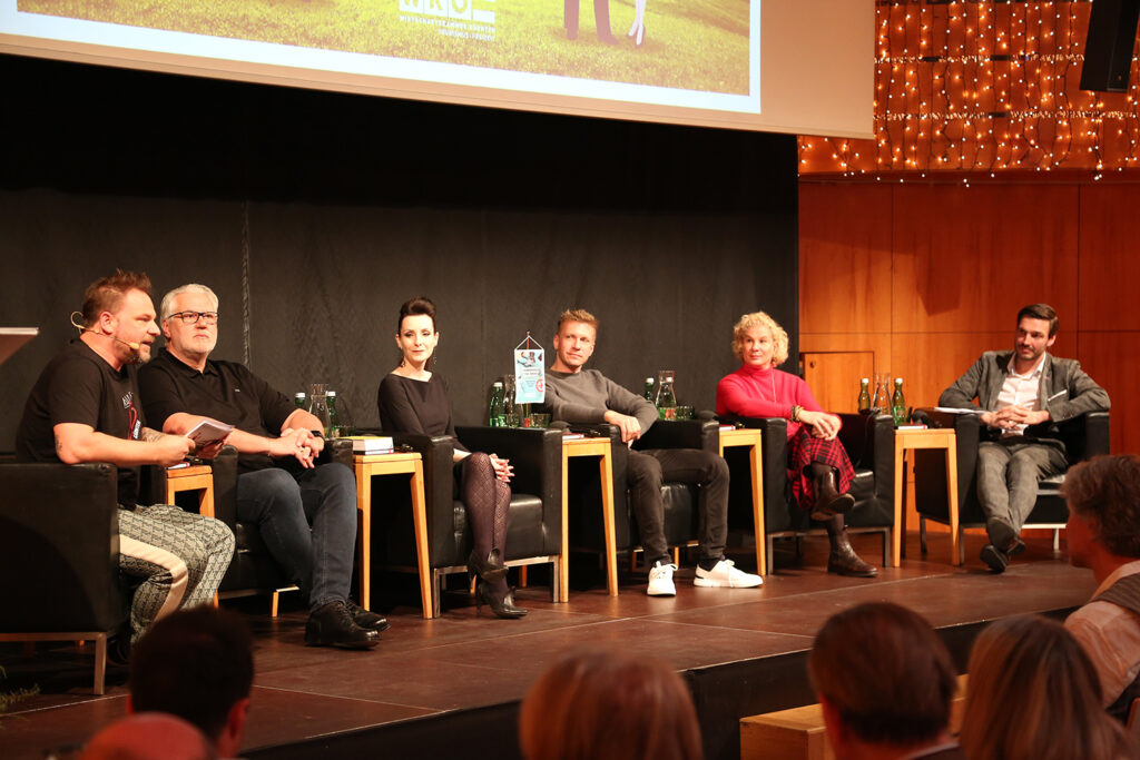 Michael Pöcheim-Pech, Jürgen Schmücking, Alexandra Gorsche, Andreas Senn, Ana Roš und Stefan Sternad © Hannes Krainz