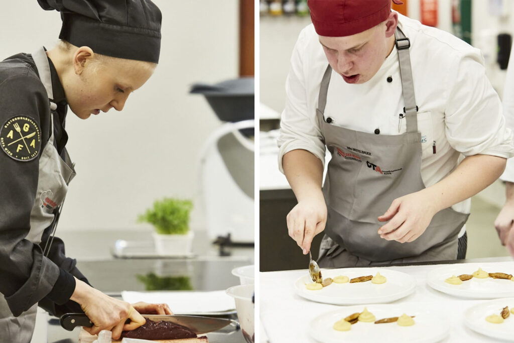 »Rindfleischkaiserin« Svenja Sousedik und Finalist Niko Mistelbauer. Foto beigestellt
