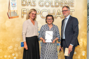 Elfi Schenkel (li.) und Thomas Wolfsegger (re.) mit Ebru Ozanogullari-Oucherif vom »Congress Loipersdorf« © Tagen in Österreich/Michael Kainz