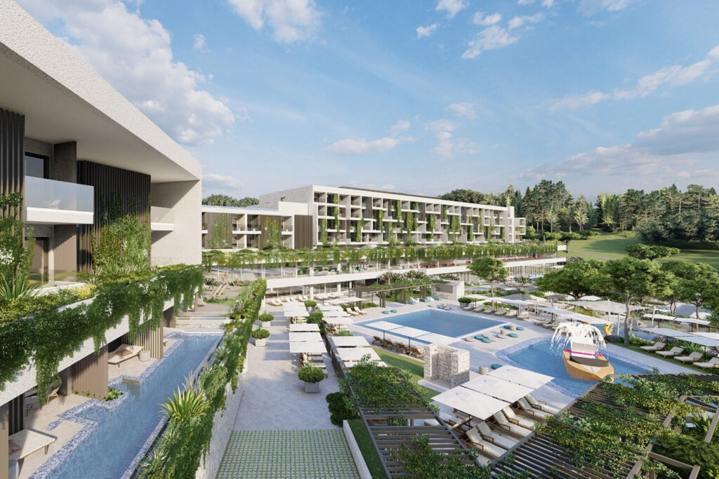 Das »Valamar Collection Resort« auf der Insel Rab wird im Sommer 2025 eröffnet. © Valamar
