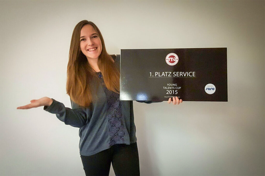 Anna-Sophie Schweiger gewann 2015 den YTC in der Kategorie »Service«. Foto beigestellt