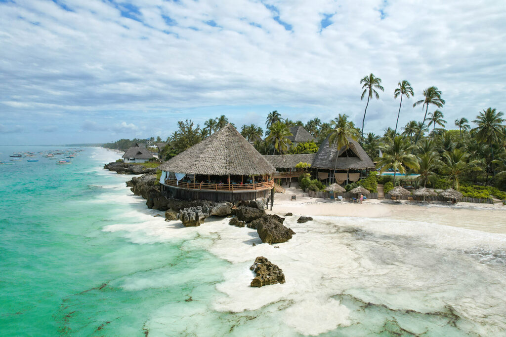 Blick auf einen der Bungalows des »SeVi Boutique Hotels«. © SeVi