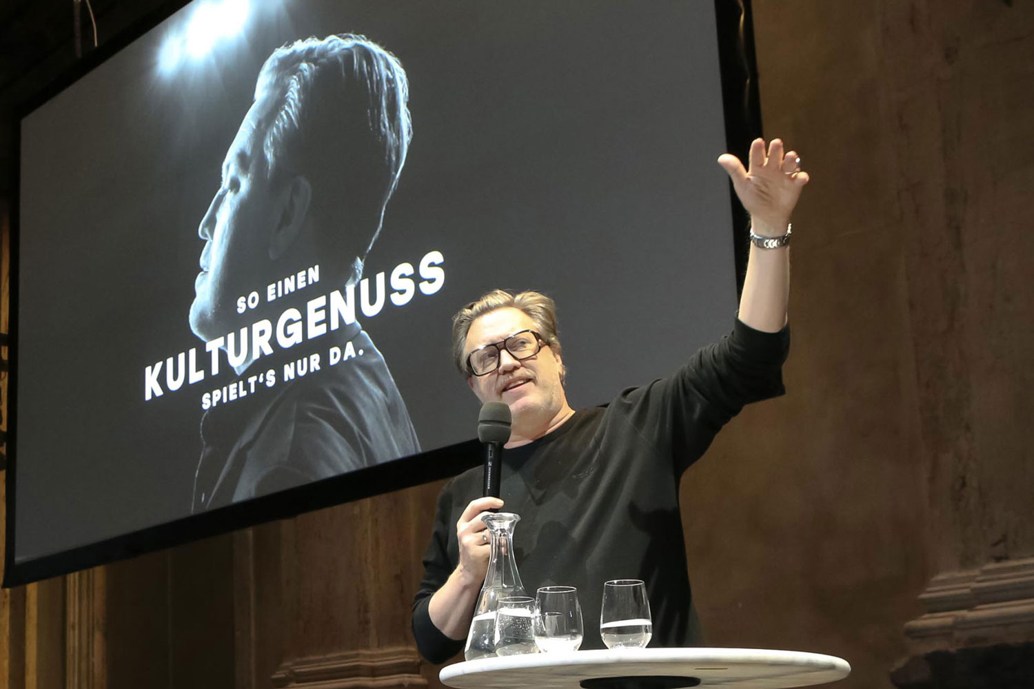 Nicholas Ofczarek bei der Kampagnen-Premiere © Burgenland Tourismus/Andreas Lepsi