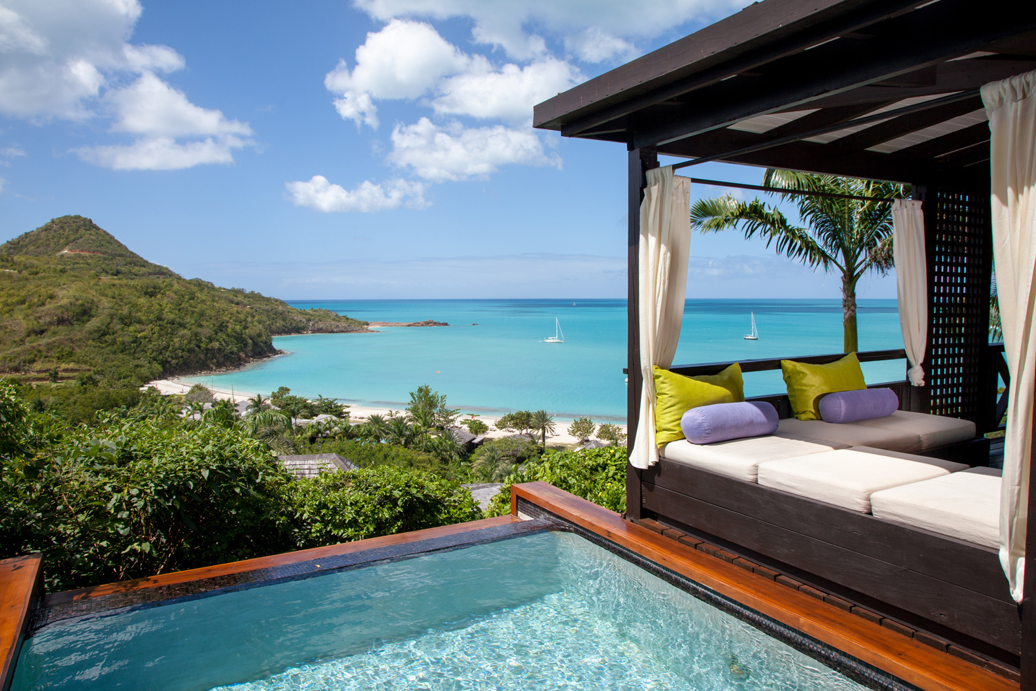 Das »Hermitage Bay« auf Antigua und Barbuda kann jetzt via »Hilton« gebucht werden. Foto beigestellt