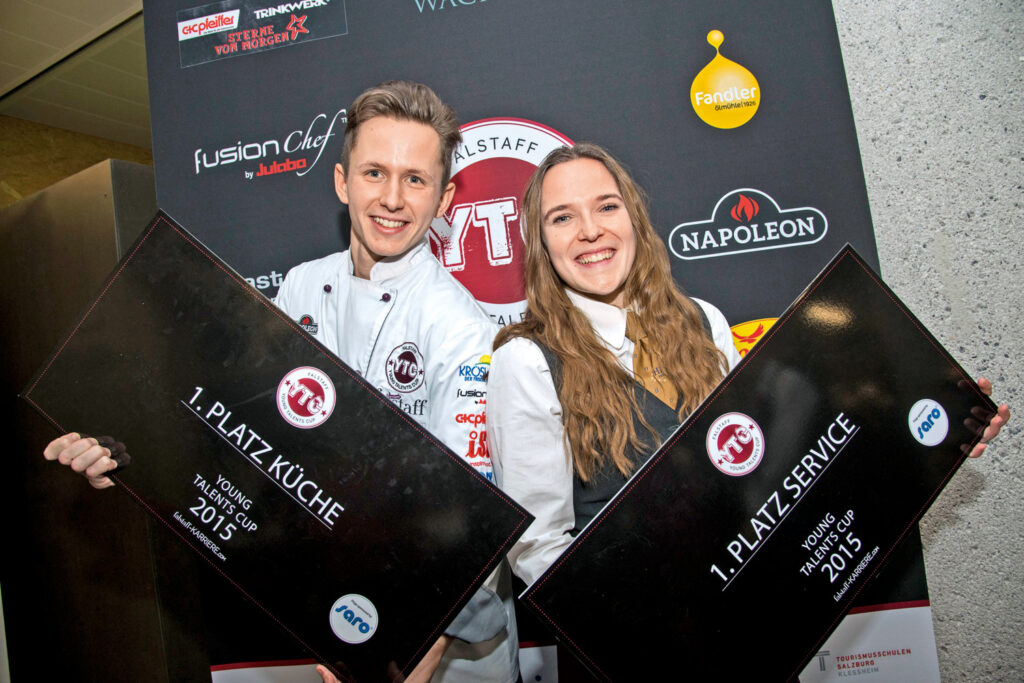 YTC-Sieger:innen im Jahr 2015: Gottfried Broz und Anna-Sophie Schweiger © Werner Krug