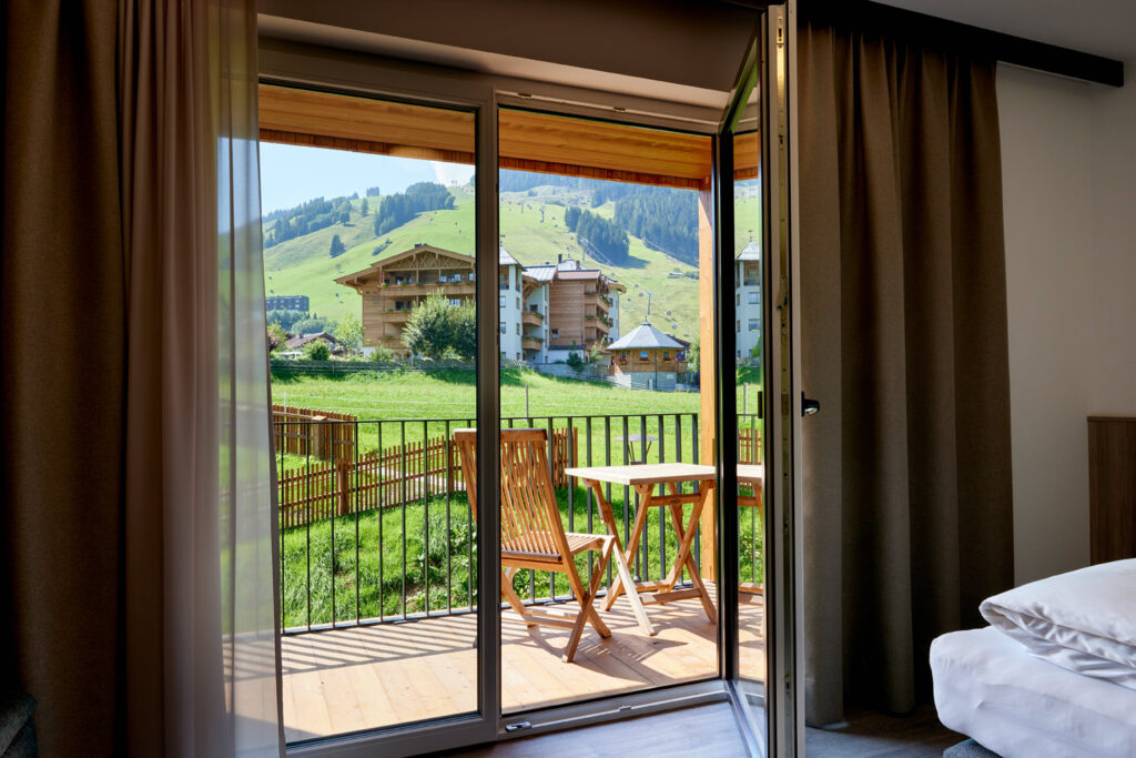 Alle Zimmer sind mit einem Balkon ausgestattet. © Unterschwarzachhof/huber-fotografie.at