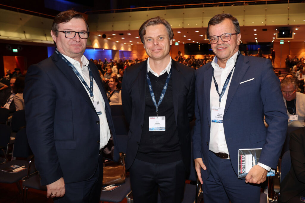 Die Journalisten Gerhard Hofer, Rainer Schüller und Manfred Perterer © HOGAST/Franz Neumayr