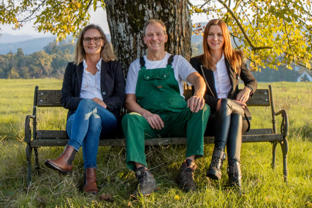 Family-Business: Katharina, Franz und Laura Habel © Vulcano Schinkenmanufaktur