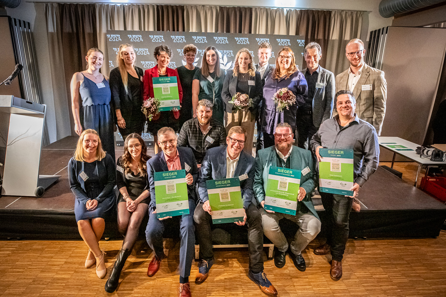 Die Gewinner der fünf Hotel-Kategorien © Repecon/Lina Nikelowski