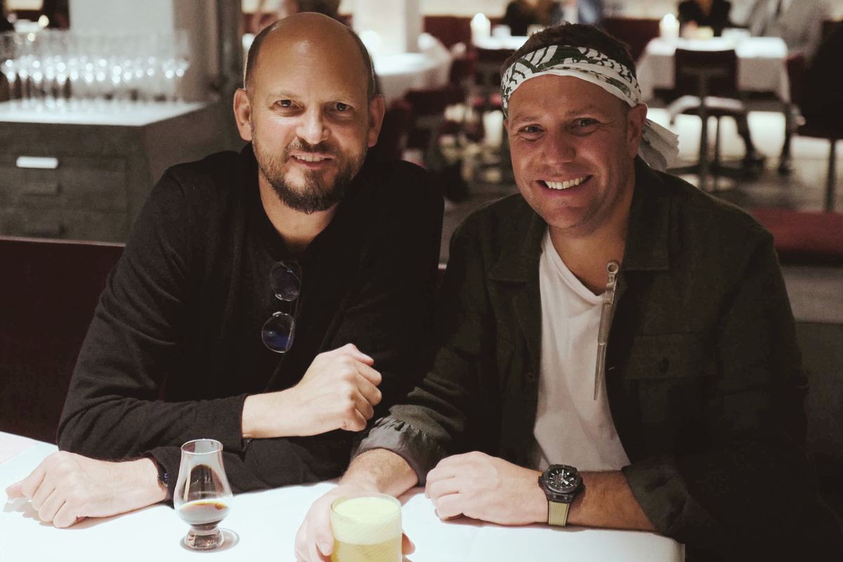 Ein Sherry und ein Sour: Dirk Hany und Heinz »Cookie« Gindullis feiern die Zusammenarbeit. Falstaff PROFI