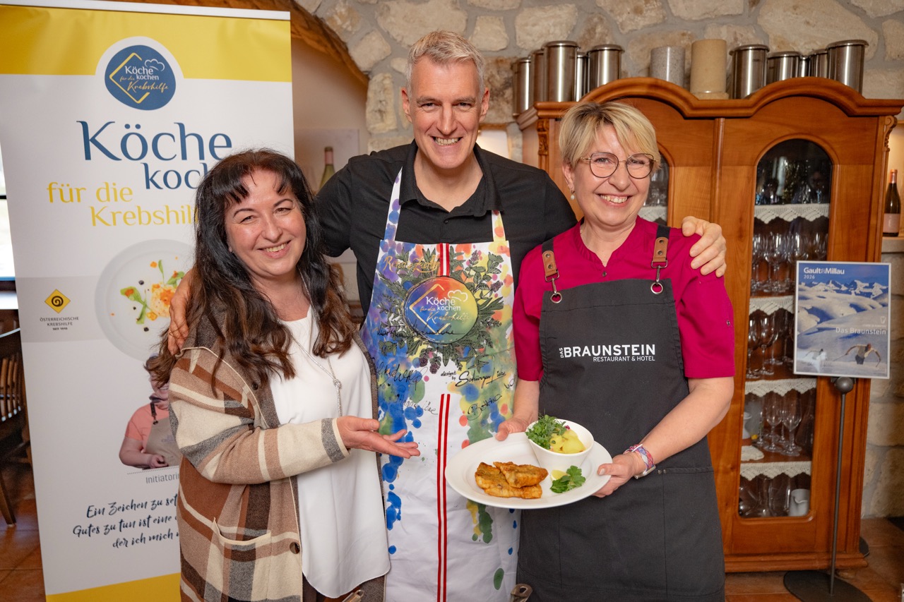 Das Braunstein - Köche kochen für die Krebshilfe - Falstaff PROFI