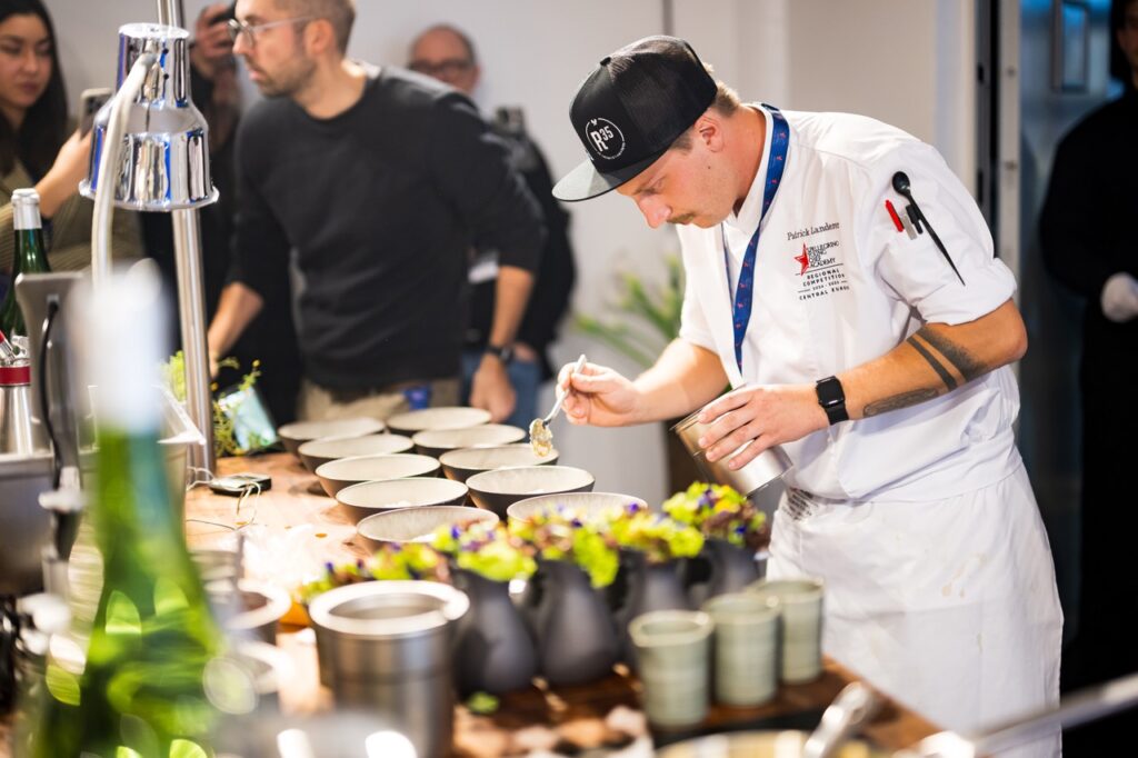 Der deutsch-österreichische Vorentscheid 2024/25: Teilnehmer Patrick Landerer vom RestaurantR35 im österreichischen Ladis.